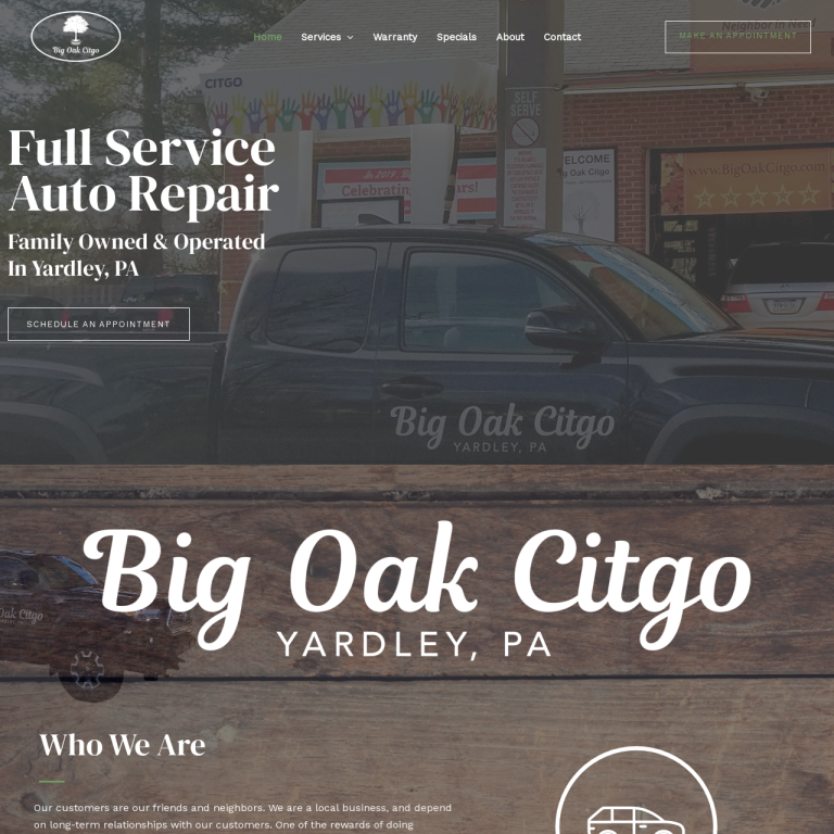 Big Oak Citgo's Website