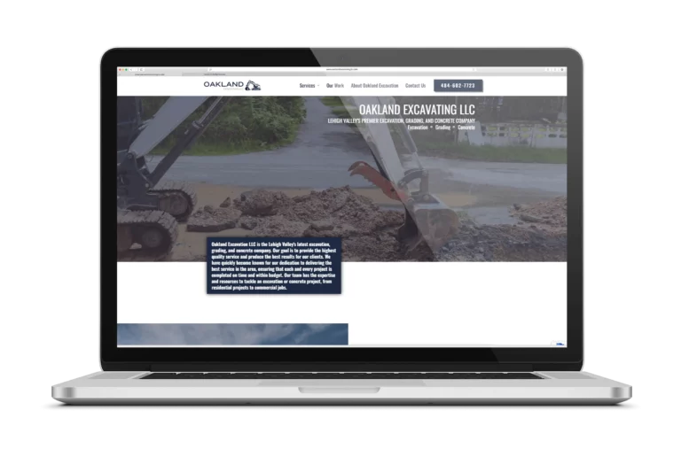 Oakland Excavating LLC., website
