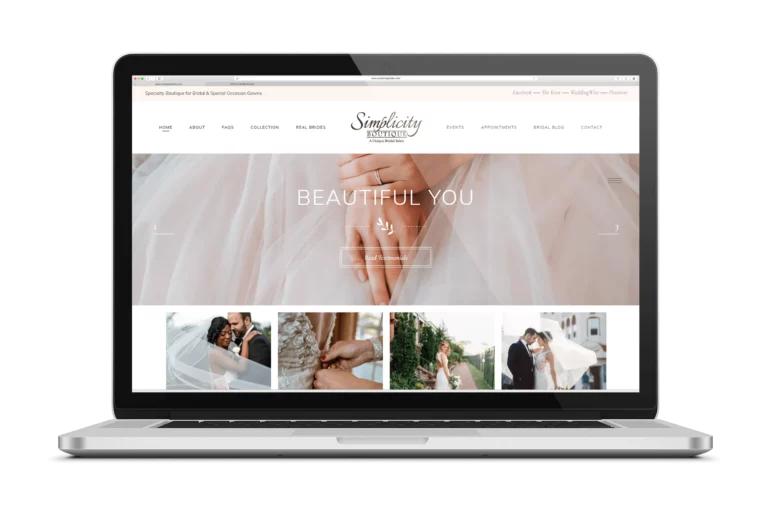 Simplicity Boutique website
